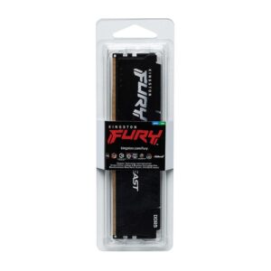 Memória DDR5 16GB 5600MHz Kingston Fury Beast XMP Intel/AMD, CL40, Preto - KF556C40BB-16