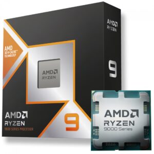 Processador AMD Ryzen 9 9900X3D, 4.4GHz (5.5GHz Turbo),  Cache 141MB, 12-Cores 24-Threads, AM5 - 100-100001368WOF