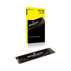 SSD 1TB Corsair MP700 ELITE, NVMe PCIe M.2, Gen5, Leitura até 10.000MB/s - CSSD-F1000GBMP700ENH